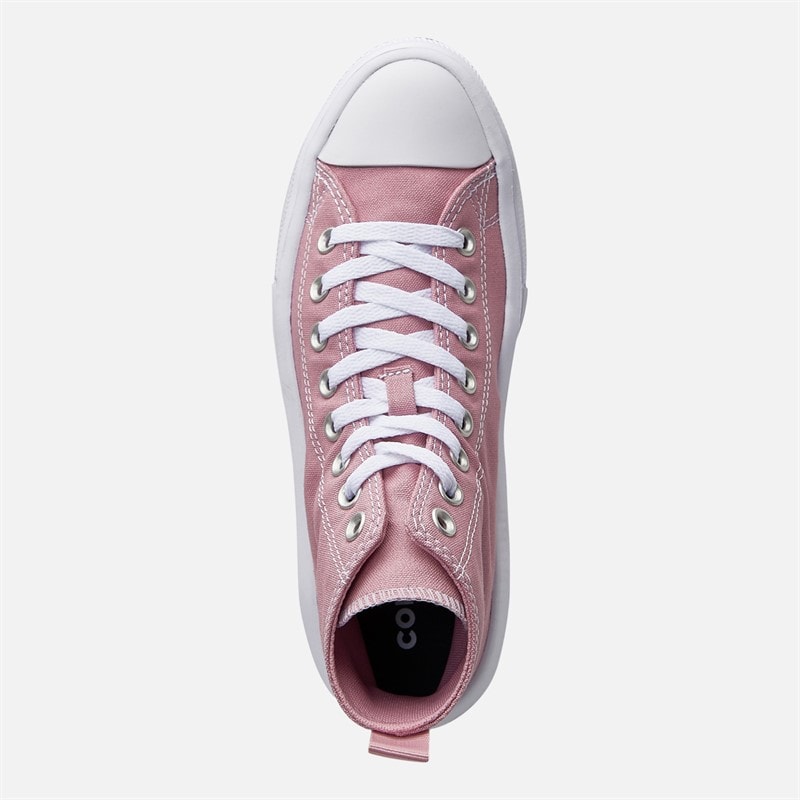 Converse Junior Chuck Taylor All Star Move Platform Trainers Cliffside Rose/White/Black - Image 4