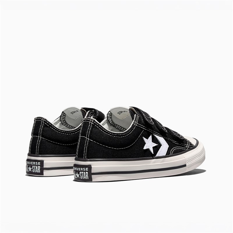 Converse Kids Star Player 76 Easy-On Trainers Black/Vintage White/Egret - Image 3