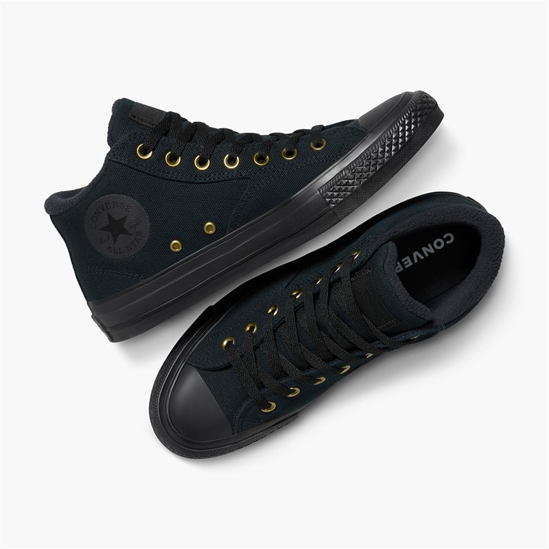 Converse Chuck Taylor All Star Malden Street Mid Trainers Black/Total Eclipse - Image 4