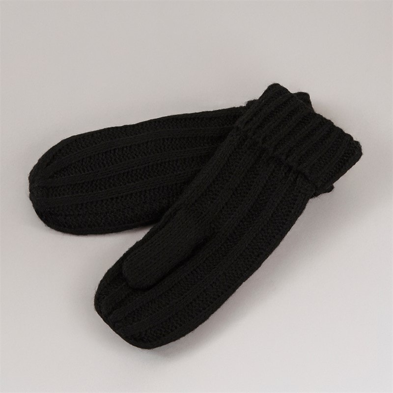 Pieces Womens Margot Mittens Black - Image 2