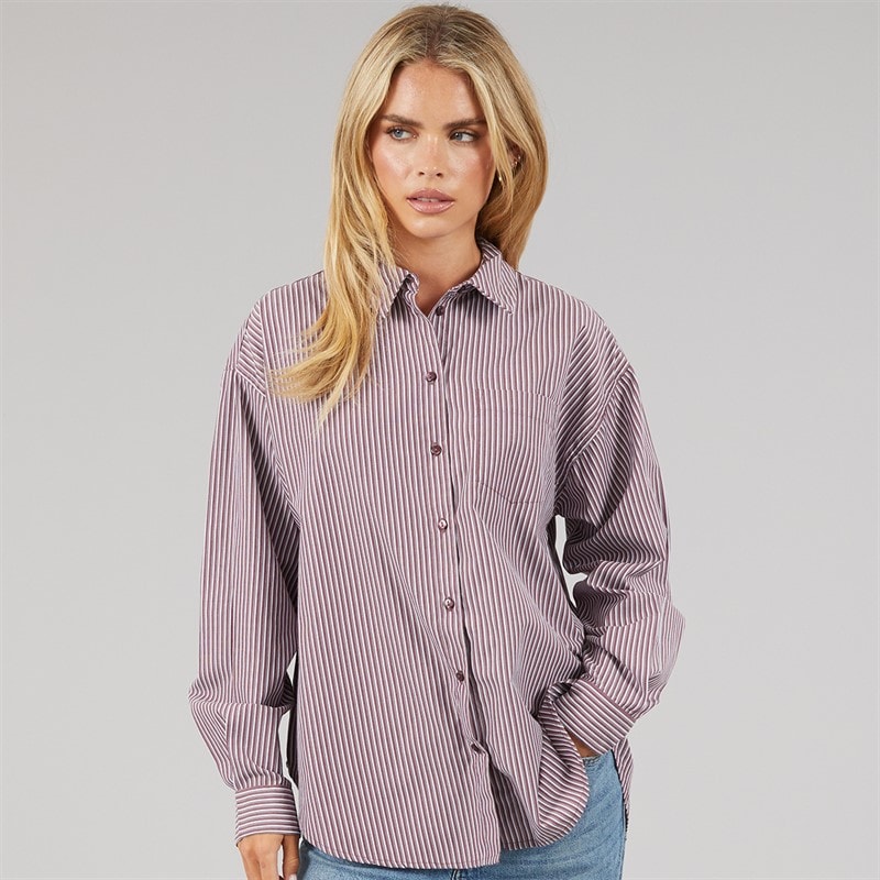 Pieces Womens Emmy Shirt Tawny Port - Image 3