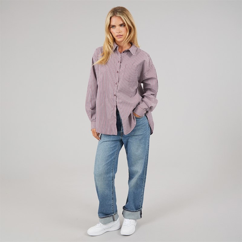 Pieces Womens Emmy Shirt Tawny Port - Image 4