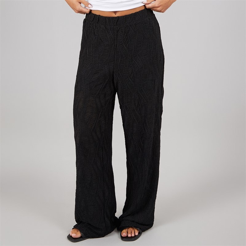 Pieces Womens Odessa Trousers Black - Image 3