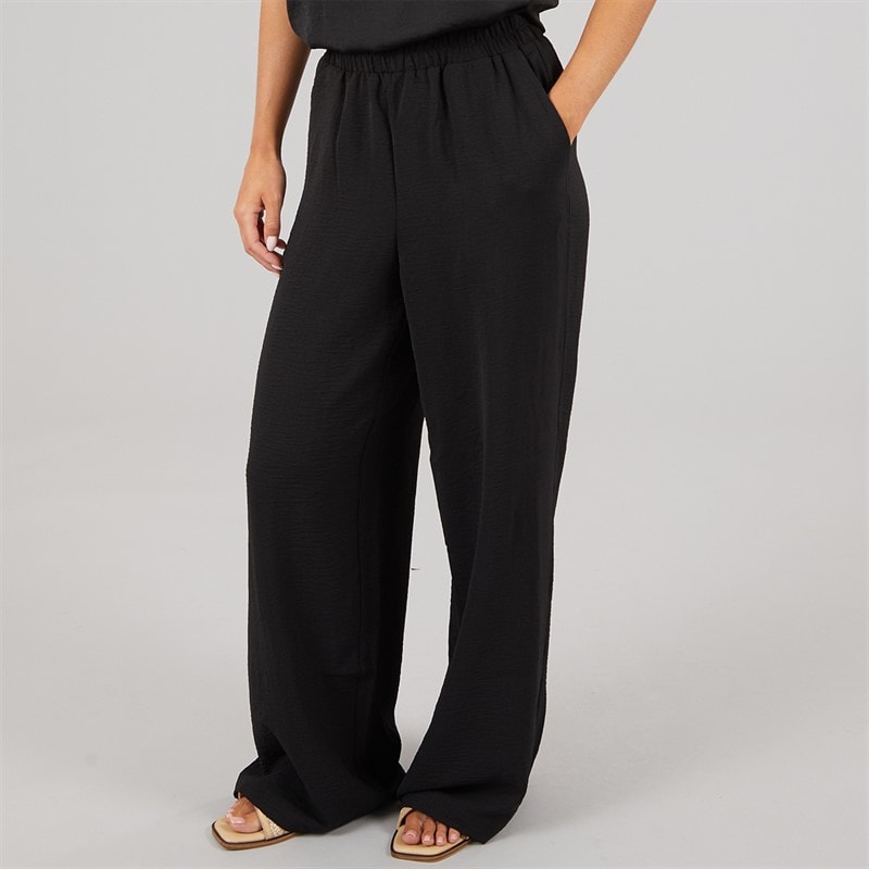 Pieces Womens Tiffany Trousers Black