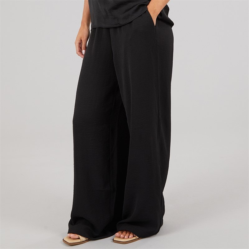 Pieces Womens Tiffany Trousers Black - Image 3