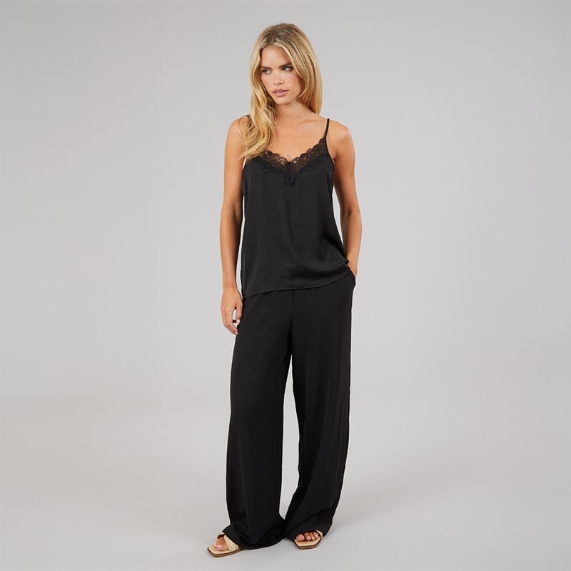 Pieces Womens Tiffany Trousers Black - Image 4