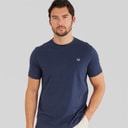 Crew Clothing Mens Round Neck T-Shirt Navy