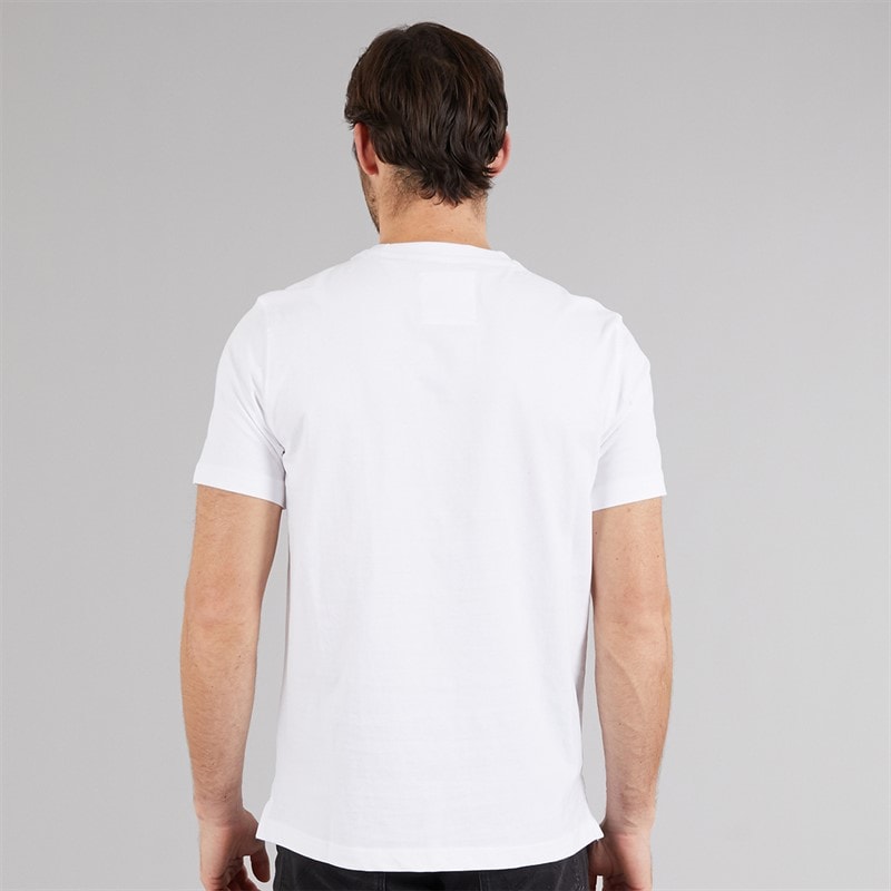 Crew Clothing Mens Round Neck T-Shirt White - Image 2