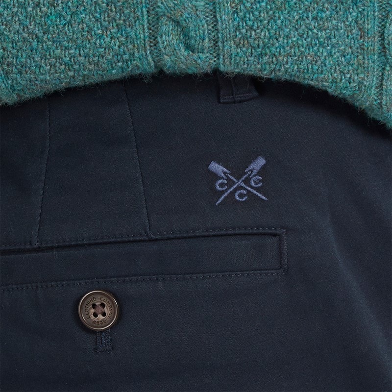 Crew Clothing Mens Classic Chinos Navy - Image 3