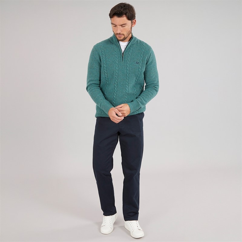 Crew Clothing Mens Classic Chinos Navy - Image 4