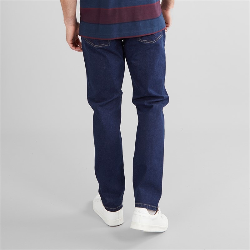 Crew Clothing Mens Slim Fit Jeans Dark Indigo - Image 2