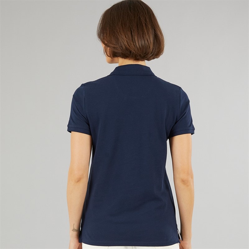 Crew Clothing Womens Exmouth Polo Shirt Navy - Image 2