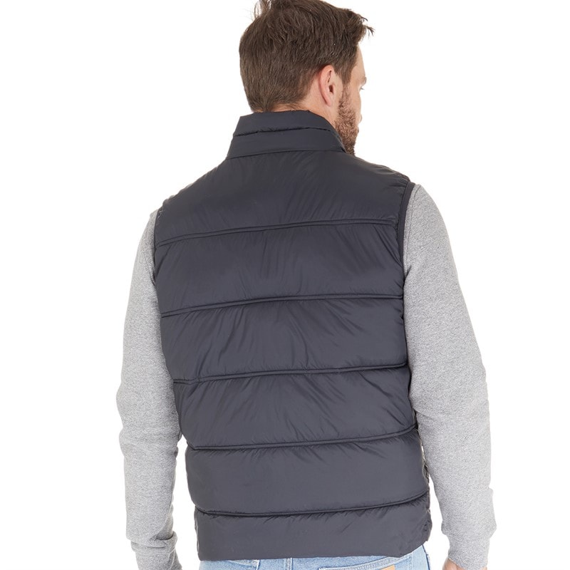 Crew Clothing Mens Light Weight Gilet Black - Image 2