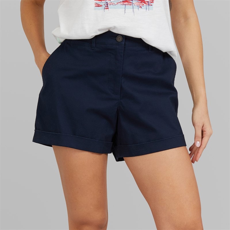 Crew Clothing Womens Chino Shorts Navy
