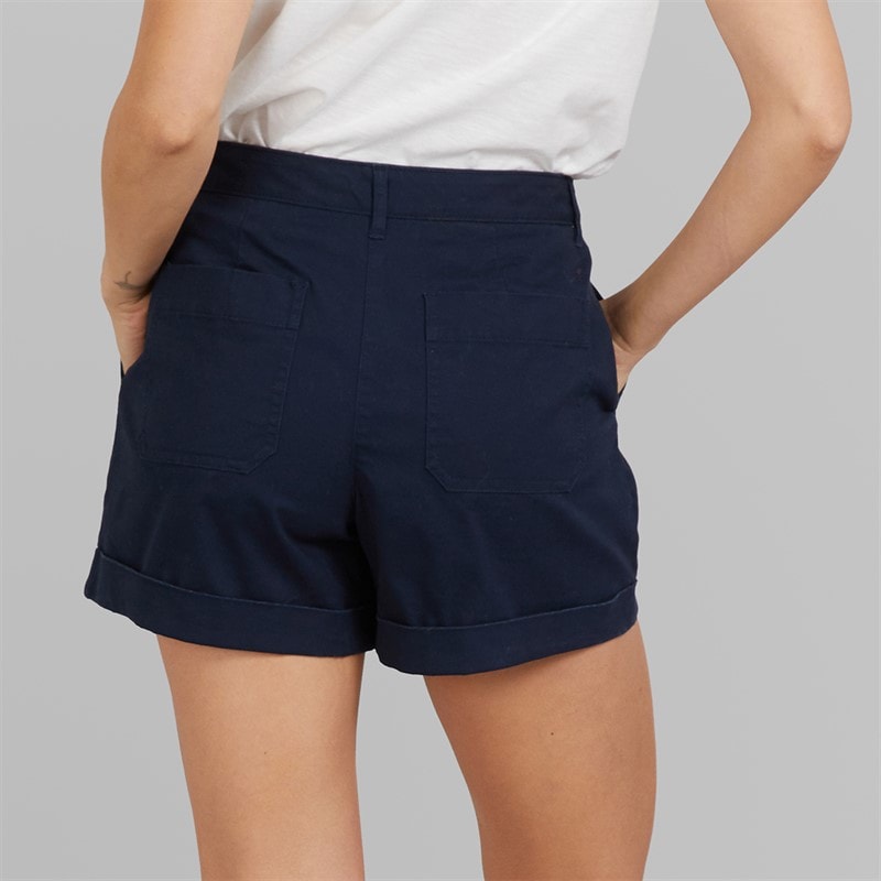 Crew Clothing Womens Chino Shorts Navy - Image 2