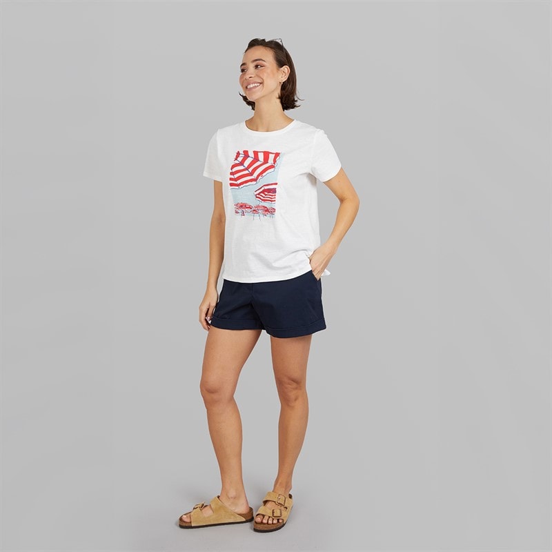 Crew Clothing Womens Chino Shorts Navy - Image 4