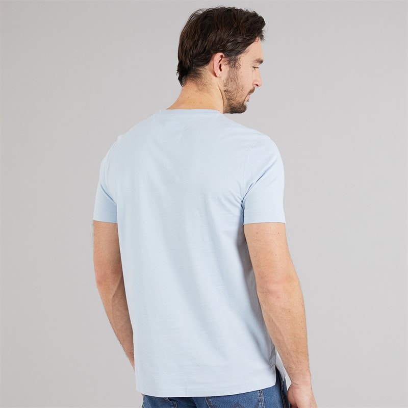 Crew Clothing Mens Round Neck T-Shirt Classic Blue - Image 2