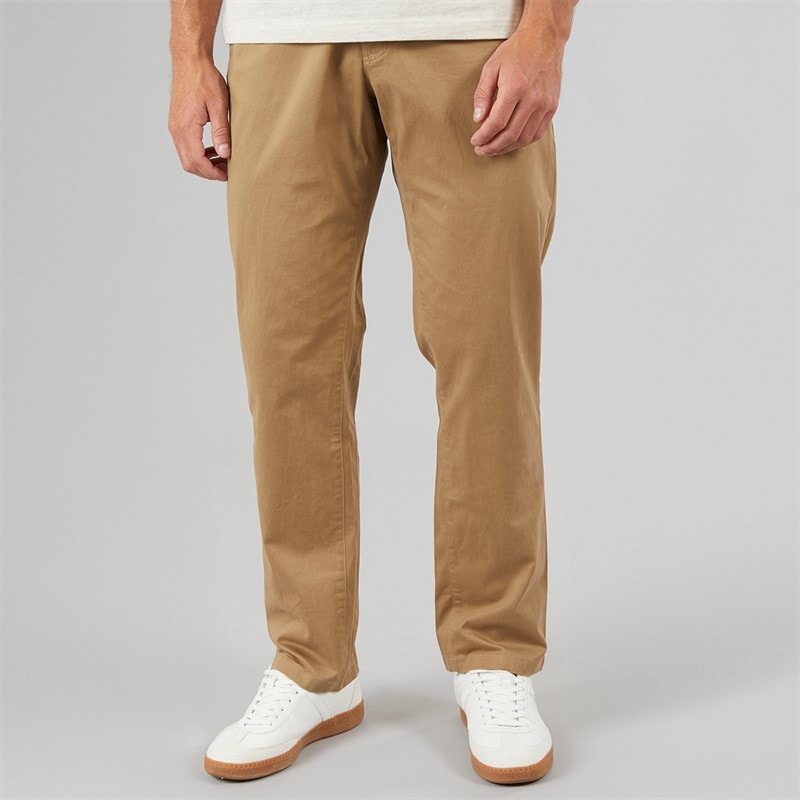 Crew Clothing Mens Classic Chinos Toasted Almond - Image 1
