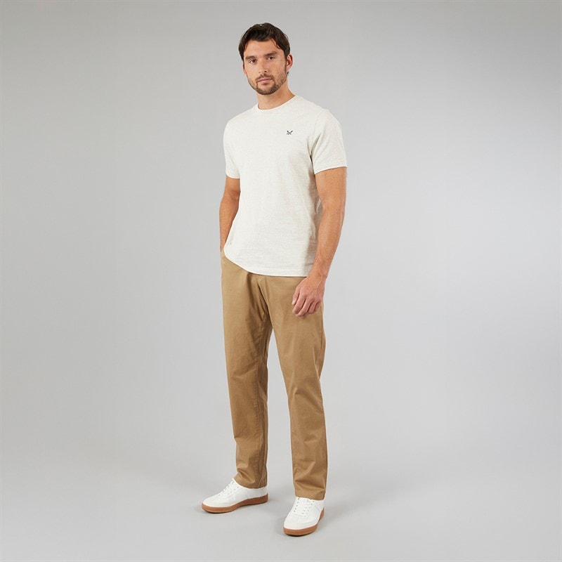 Crew Clothing Mens Classic Chinos Toasted Almond - Image 4