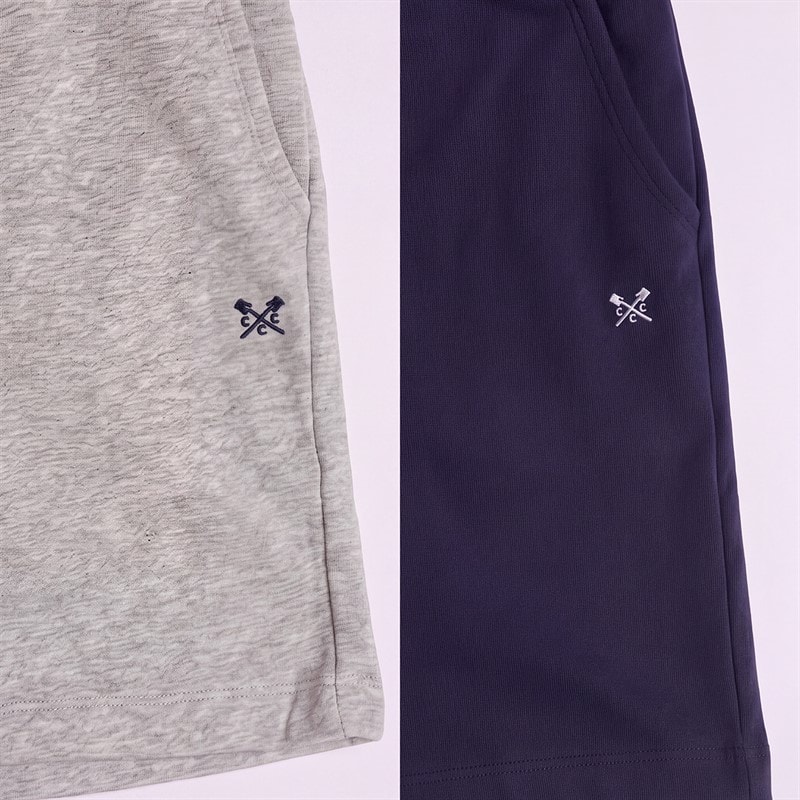 Crew Clothing Boys Two Pack Jersey Shorts Navy/Grey - Image 3