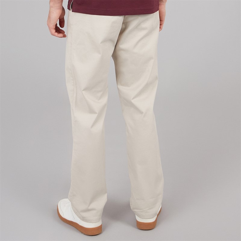 Crew Clothing Mens Straight Fit Chinos Stone - Image 2