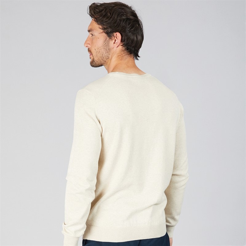 Crew Clothing Mens Cotton Crew Neck Jumper Rainy Day - Image 2