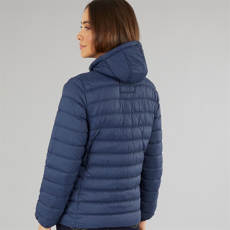 Crew Clothing Womens Quilted Jacket Navy - Image 2