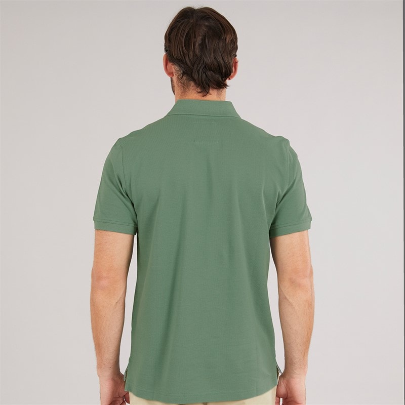 Crew Clothing Mens Melbury Polo Shirt Sagebrush - Image 2