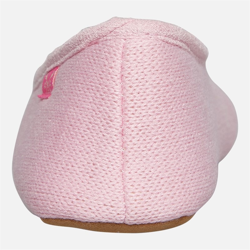 Crew Clothing Womens Soft Ballet Slippers Cameo Pink - Image 4