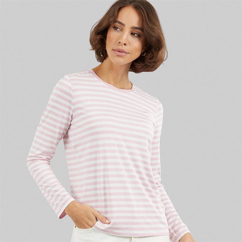 Crew Clothing Womens Supersoft Crew Top Cameo Pink