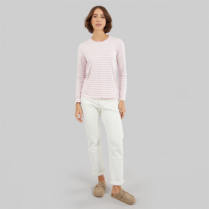 Crew Clothing Womens Supersoft Crew Top Cameo Pink - Image 4