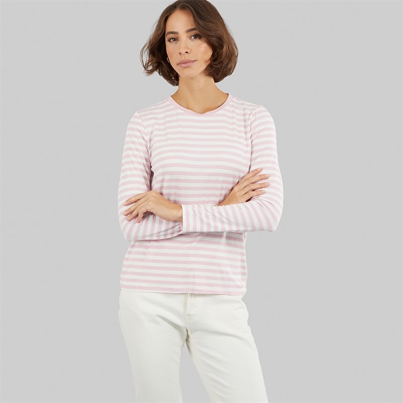 Crew Clothing Womens Supersoft Crew Top Cameo Pink - Image 5