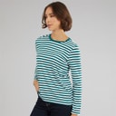 Crew Clothing Womens Supersoft Crew Top Ocean Depths