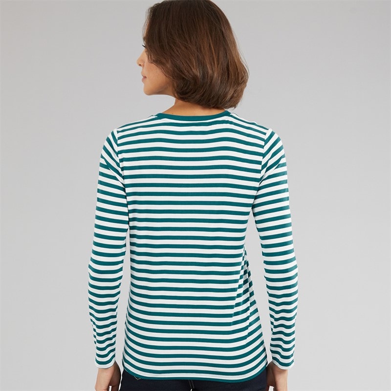 Crew Clothing Womens Supersoft Crew Top Ocean Depths - Image 2