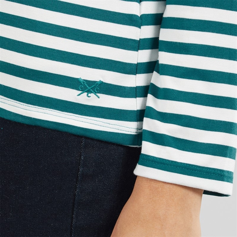Crew Clothing Womens Supersoft Crew Top Ocean Depths - Image 3