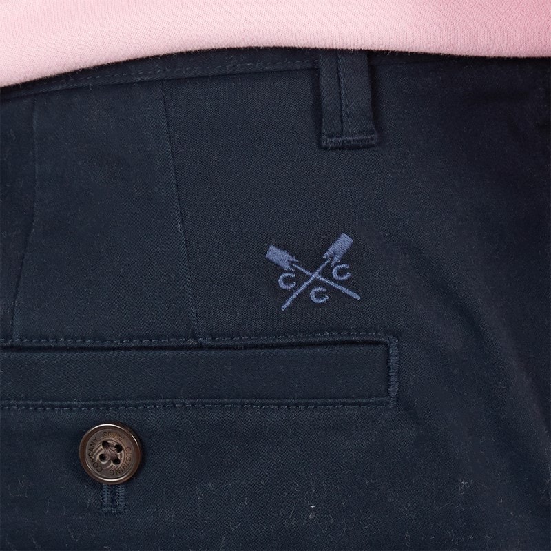 Crew Clothing Mens Slim Fit Chinos Navy - Image 3
