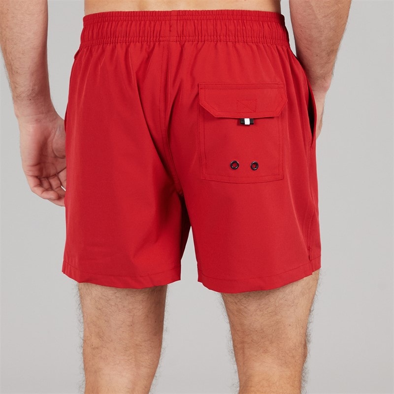 Crew Clothing Mens Swim Shorts Crimson - Image 2