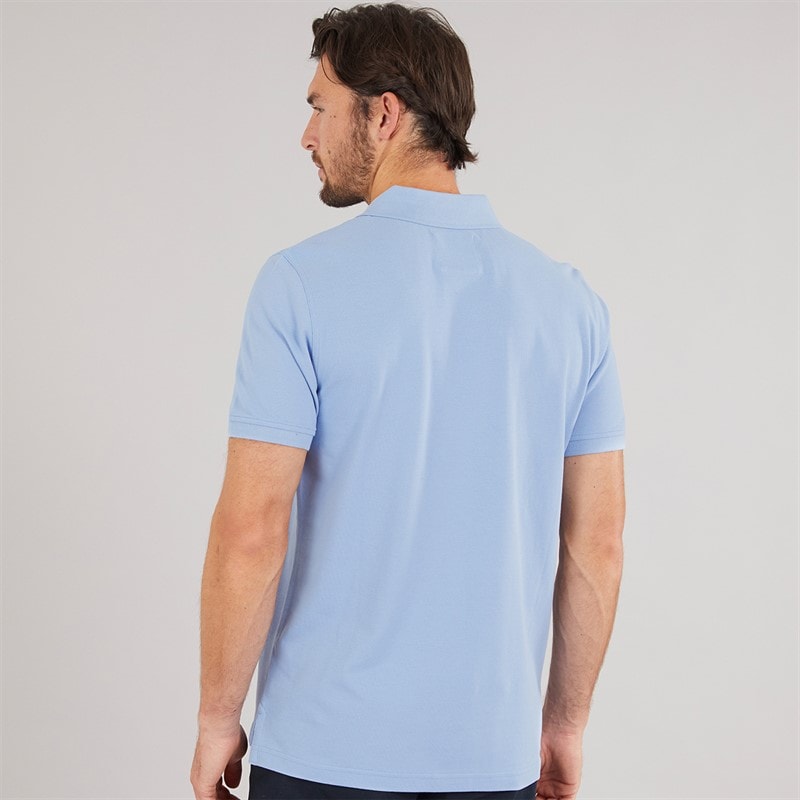 Crew Clothing Mens Melbury Polo Shirt Della Robbia Blue - Image 2