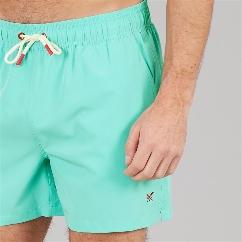 Crew Clothing Mens Swim Shorts Pool Blue - Image 3