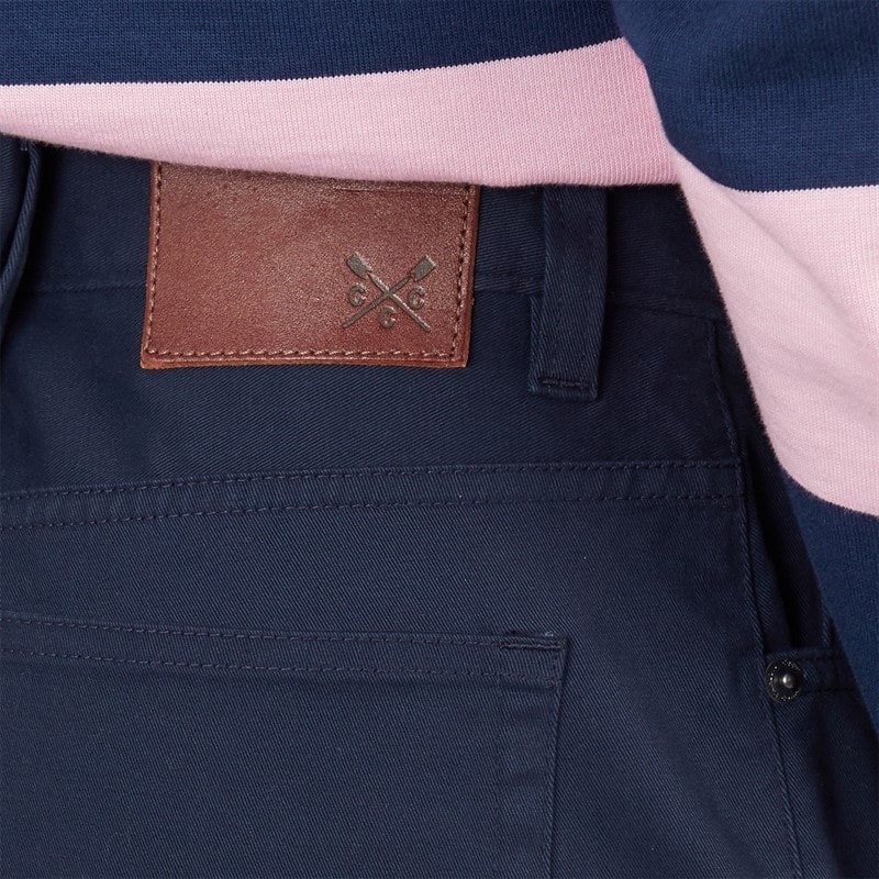 Crew Clothing Mens Brushed Twill Trouser Heritage Navy - Image 3