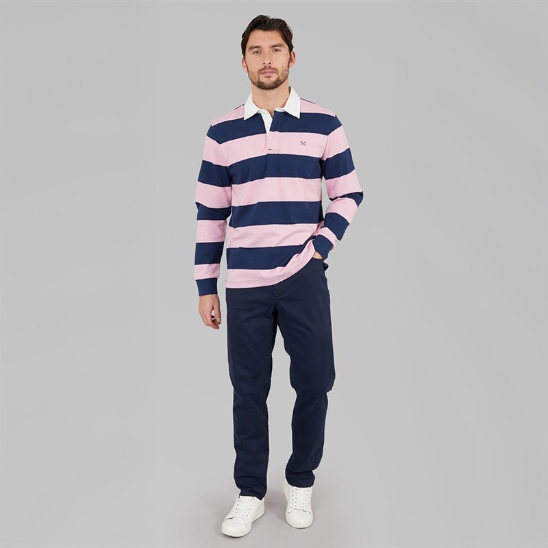 Crew Clothing Mens Brushed Twill Trouser Heritage Navy - Image 4