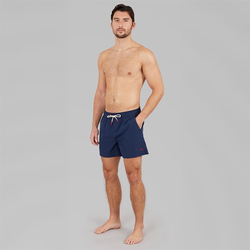 Crew Clothing Mens Swim Shorts Heritage Navy - Image 4
