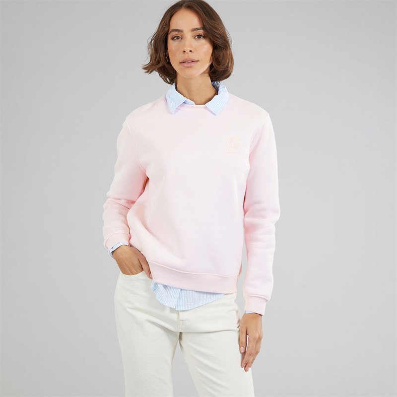 Crew Clothing Womens Supersoft Sweatshirt Cradle Pink - Image 5