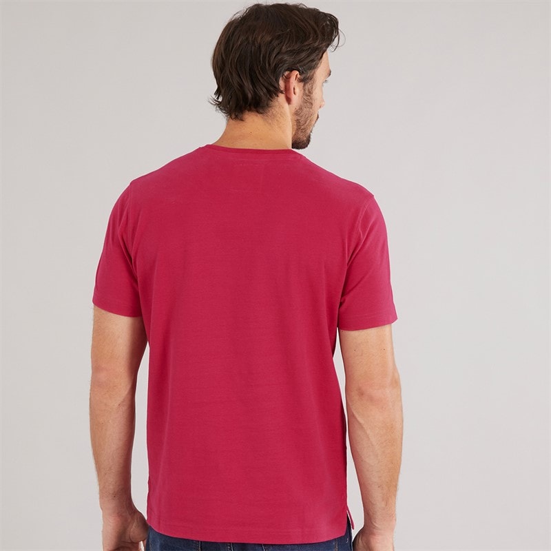Crew Clothing Mens Round Neck T-Shirt Cherries Jubilee - Image 2