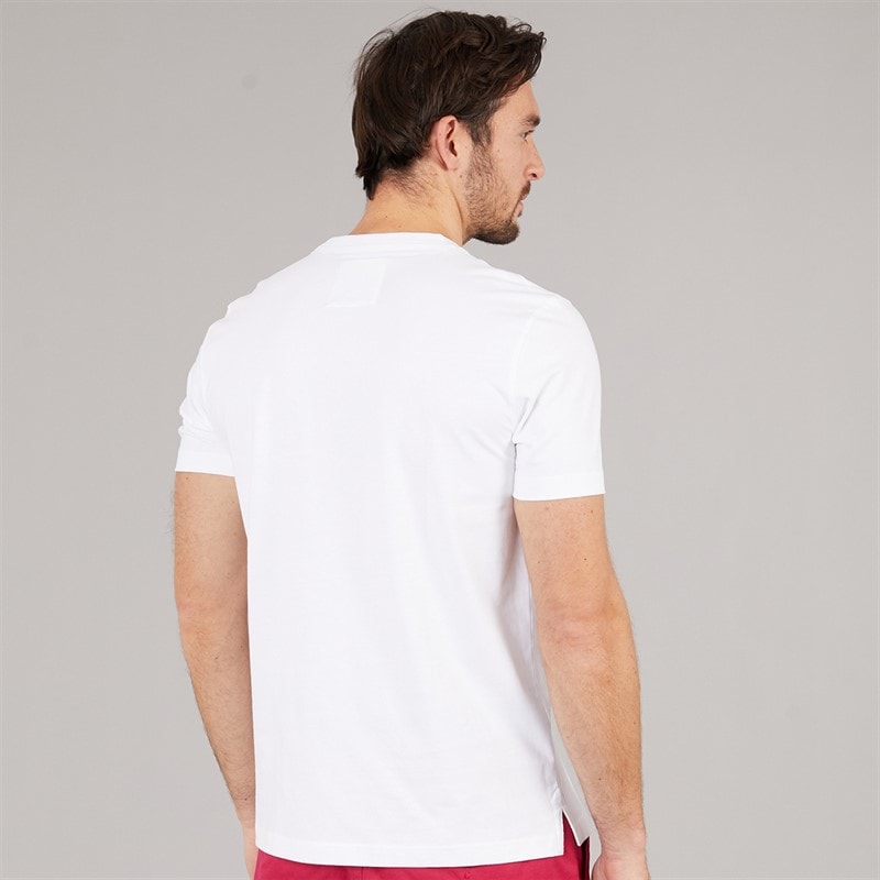 Crew Clothing Mens Rope Graphic T-Shirt Heritage White - Image 2