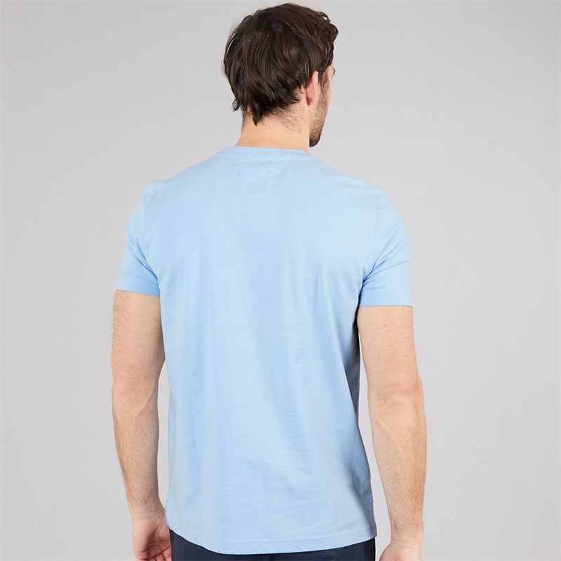 Crew Clothing Mens Coastal Graphic T-Shirt Blue Bell - Image 2