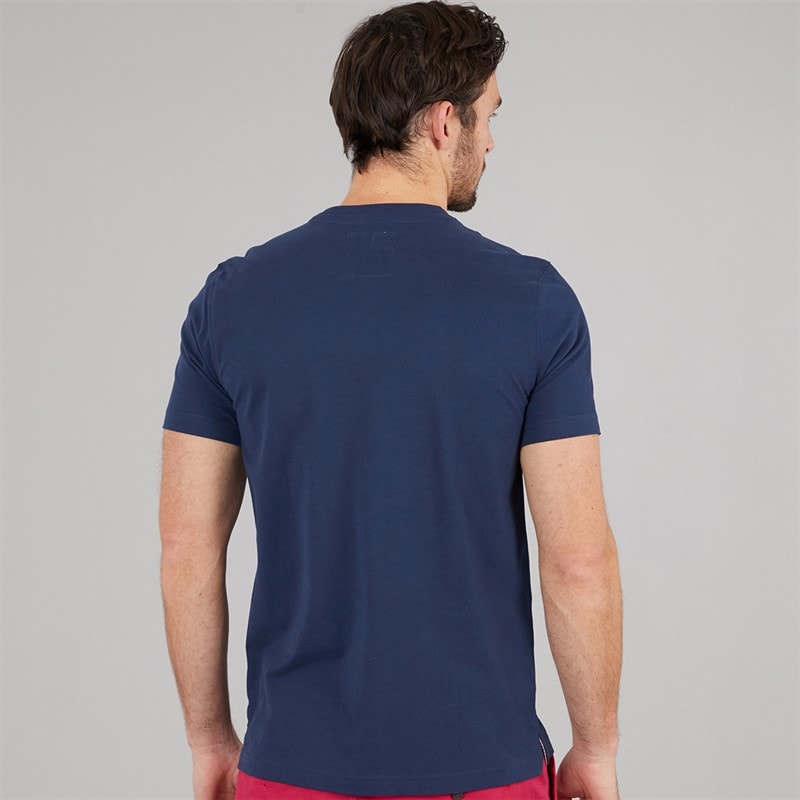 Crew Clothing Mens Rope Graphic T-Shirt Heritage Navy - Image 2