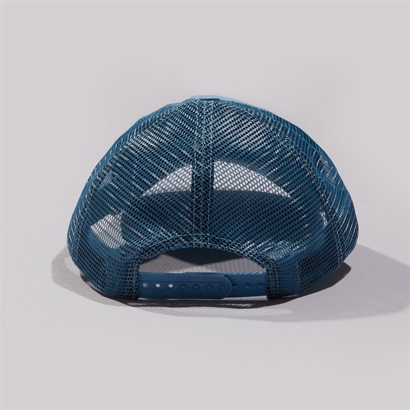 Crew Clothing Mens Mesh Back Trucker Cap Provincial Blue - Image 2