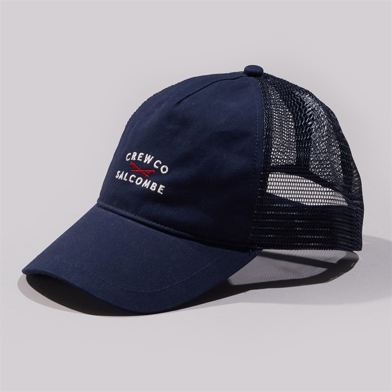 Crew Clothing Mens Mesh Back Trucker Cap Navvy - Image 1