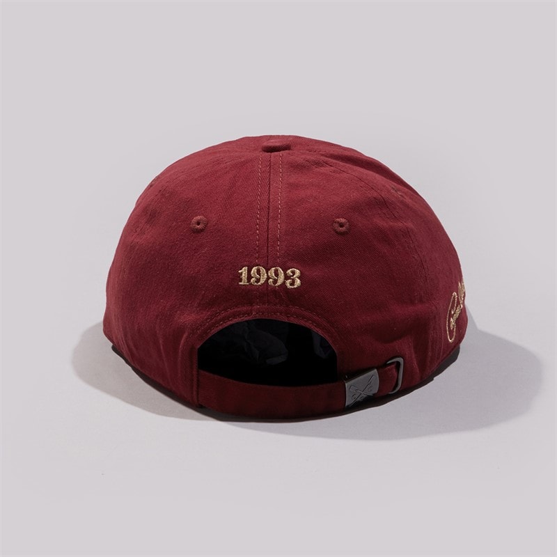 Crew Clothing Mens Vintage Cap Heritage Burgundy - Image 2